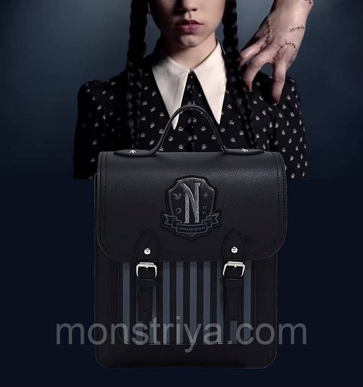 Шкільний рюкзак Wednesday Addams/Венсдей