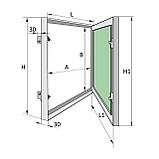 Ревізійний люк "Короб" 300х600, фото 6