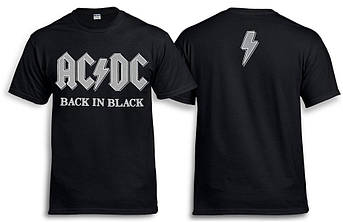 Футболка AC/DC Back In Black grey, фото 1