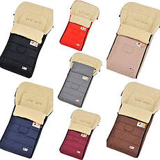 Зимовий конверт-чохол на овчині в коляску For Kids Mini 90*40 см чохол у люльку конверт на санки, фото 4