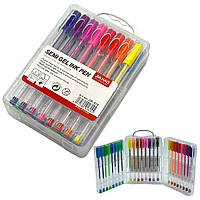 Набір гелевих ручок JH-918 24 кольори у пластиковому боксі (М291)