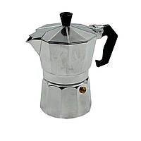 Кофеварка гейзерная Coffee (на 3 чашки) (12х9.5х16см/223г) (М474)