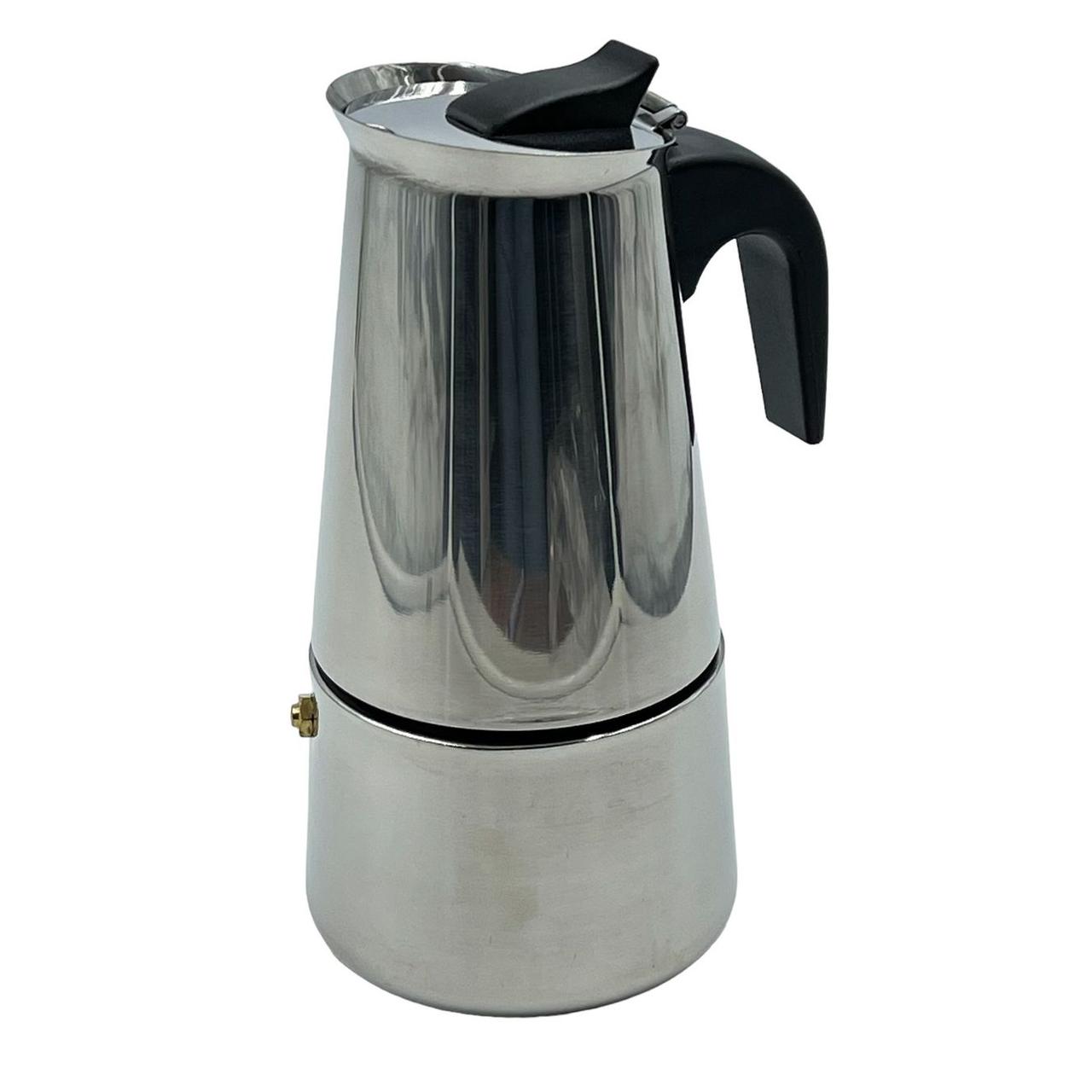 Кавоварка гейзерна Espresso Maker Класік (на 6 чашок) (19х9.5см/409г) (М473),  кофеварка гейзерного типу