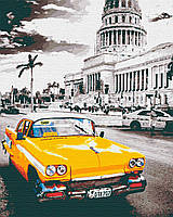 Набор для росписи, картина по номерам, "Yellow cab la Havana", 40х50см, ТМ "RIVIERA BLANCA"
