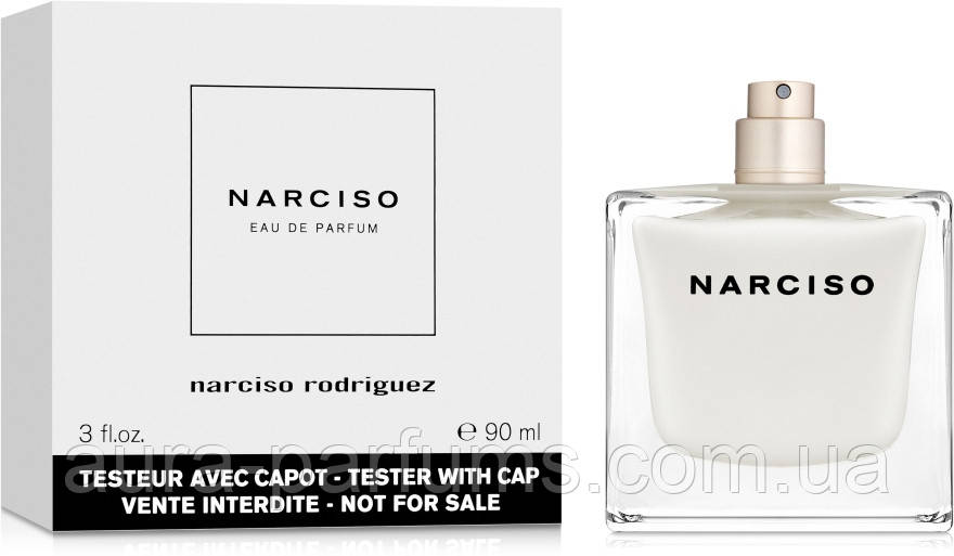 Жіночі парфуми Narciso Rodriguez Narciso Tester (Нарцисо Родрігес Нарцисо) Парфумована вода 90 ml/мл Тестер
