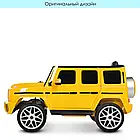 Дитячий електромобіль Mercedes-Benz G-class зі звуком зі світлом фар Bambi M 4214EBLR-2 Чорний, фото 3