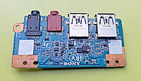 Плата аудио и USB Sony VAIO VPC-F.VPCF1,PCG-81211V б.у. оригинал.