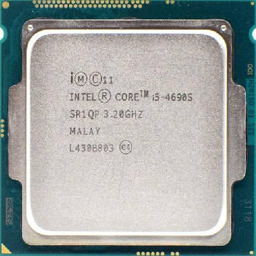 Процесор Intel Core i5-4690S 3.20-3.90GHz LGA1150 SR1QP 65W бв, фото 1