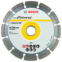 Алмазный отрезной круг 150 мм x 22,23 мм, ECO for Universal BOSCH (2608615029)