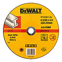 Круг отрезной DeWALT, черный / цветной металл, 230 x 3 x 22,23 мм (DT42601Z)