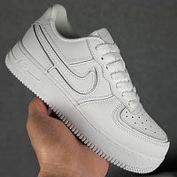 42 44 45 Nike Air Force 1 '07 белые кроссовки кожаные мужские низкие классические Найк Форс