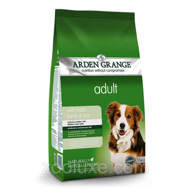 Arden Grange Adult Fresh Lamb & Rice 2 кг корм для собак Арден Грендж Ягенок і Рис