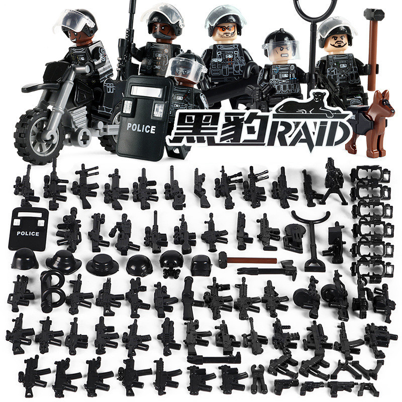 Фігурки чорна пантера SWAT армія військові BrickArms КОРД для Лего Lego