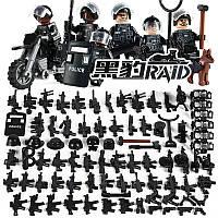 Фигурки черная пантера SWAT армия военные BrickArms КОРД для Лего Lego