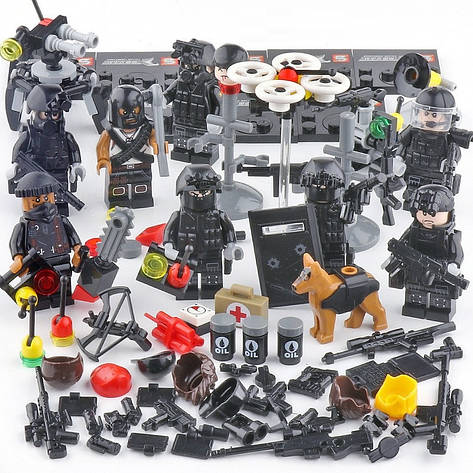 Фігурки військових SWAT спецназ BrickArms солдати для Lego Лего, фото 1