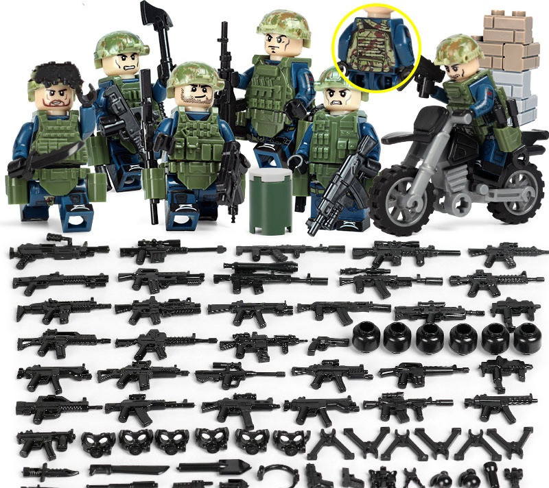Фігурки SWAT спецназ солдати BrickArms SAS для Лего Lego