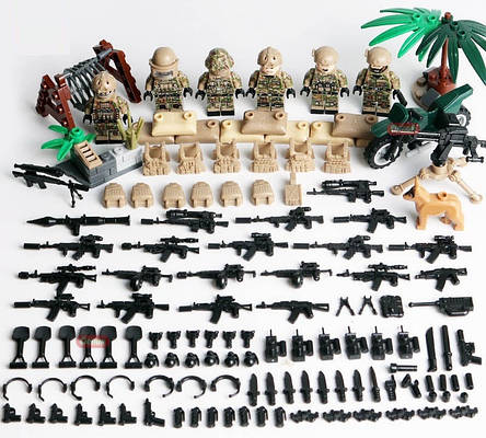 МініФігурки військових SWAT спецназ BrickArms солдати для Лего Lego, фото 1