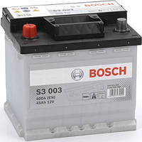 Акумулятор 45Ah-12v BOSCH (S3003) (207x175x190),L,EN400