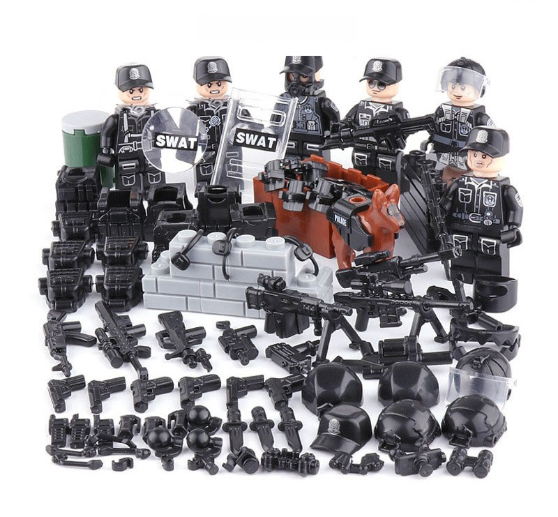 Фігурки SWAT військових спецназ солдати BrickArms для Лего Lego