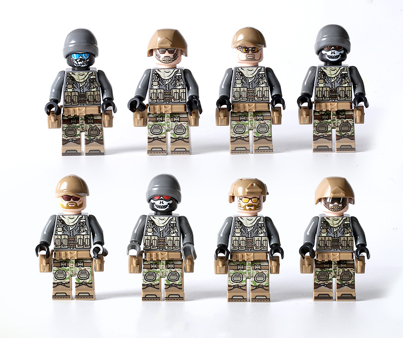 Фігурки військових SWAT спецназ BrickArms солдати для Лего Lego