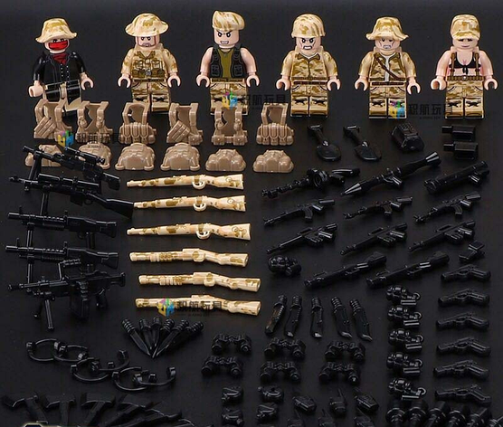 Фігурки SWAT військових спецназ солдати BrickArms для Лего Lego, фото 1