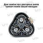 Змінні ножі Xiaomi Enchen Warrior Shaver / 3 шт. головки леза електробритви Срібний, фото 6