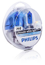 Галогенні лампи Philips Diamond Vision H4 12 V (12342DVS2)