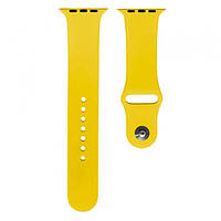 Ремешок Apple Watch 42 / Watch 44, Silicone WatchBand, Canary Yellow, Желтый