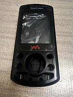 Корпус Sony Ericsson W900 с клавиатурой + скло (черный)