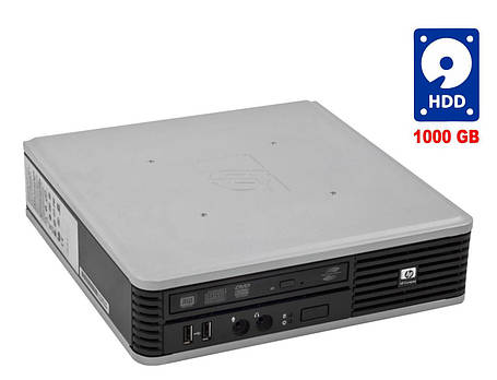 ПК HP Compaq DC7900 SFF/Intel Core 2 Duo E8400 (2 ядра по 3.0 GHz) / 2 GB DDR2 / 1000 GB HDD / Intel GMA, фото 1