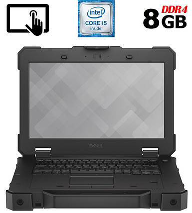 Захищений ноутбук Dell Latitude 7414/14"/Core i5 2 ядра 2.4GHz/8GB DDR4/128GB SSD/HD Graphics 520 / WebCam, фото 2