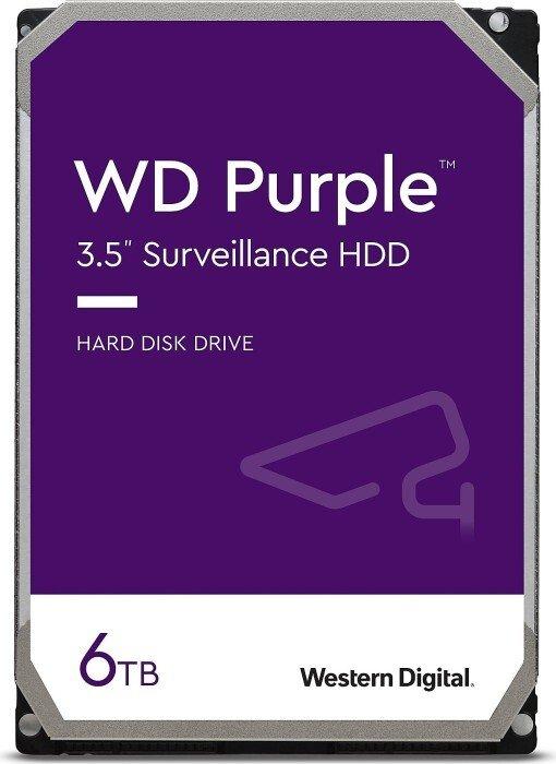 WD Жорсткий диск 6TB 3.5" 256MB SATA Purple Surveillance, фото 1