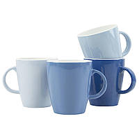 Набор чашек Gimex Mug Colour 4 Pieces 4 Person Sky (6910141)