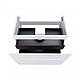 Тумба підвісна Qtap Virgo 1000х580х500 White/Black QT1874TPА1001WB, фото 6