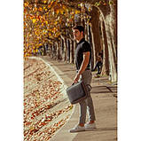 Рюкзак XD Design Bobby BIZZ, захист від крадіжок, порізів, сірий, фото 4