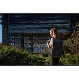 Рюкзак XD Design Bobby BIZZ, захист від крадіжок, порізів, сірий, фото 6