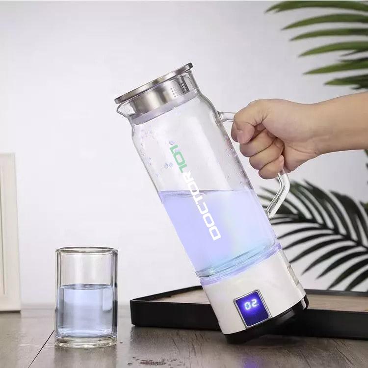 Дизайнерский кувшин генератор водородной воды 1 литр Doctor-101 Lama для дома и офиса с USB - фото 10 - id-p1891073609