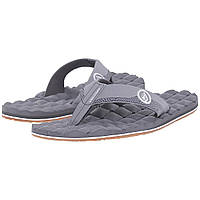 Вьетнамки Volcom Recliner Blue Combo Доставка з США від 14 днів - Оригинал Вьетнамки Volcom Recliner Light Grey Доставка з США від 14 днів, Серые