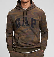 Худи Gap Logo Pullover Hoodie, Green Camo Size S