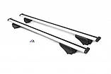 Перемички на вбудовані рейлінги під ключ Wizard V2 (2 шт) 125см, сірі для Peugeot 3008 2016-2023 рр, фото 3