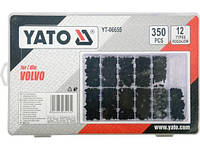 Набор автомобильного крепежа для VOLVO 350шт YATO YT-06655