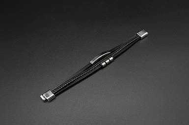 Браслет з трьох шарів, під гравіювання. 21,5см