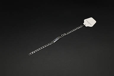 Сталевий браслет під гравіюванням. 21,5см