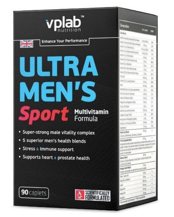Вітаміни VpLabs ULTRA MENS SPORT MULTIVITAMIN FORMULA 90 Caplet