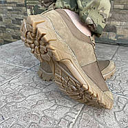 Кросівки чоловічі тактичні сітка ЗСУ 6718 40 р 26,5 см коричневі, фото 2