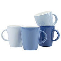 Набор чашек gimex mug colour 4 pieces 4 person sky