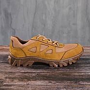 Кросівки чоловічі тактичні сітка ЗСУ 7101 40 р 26 см коричневі, фото 3