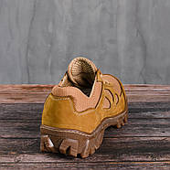 Кросівки чоловічі тактичні сітка ЗСУ 7101 40 р 26 см коричневі, фото 4