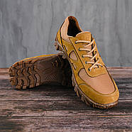 Кросівки чоловічі тактичні сітка ЗСУ 7101 40 р 26 см коричневі, фото 6