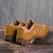 Кросівки чоловічі тактичні сітка ЗСУ 7101 40 р 26 см коричневі, фото 7